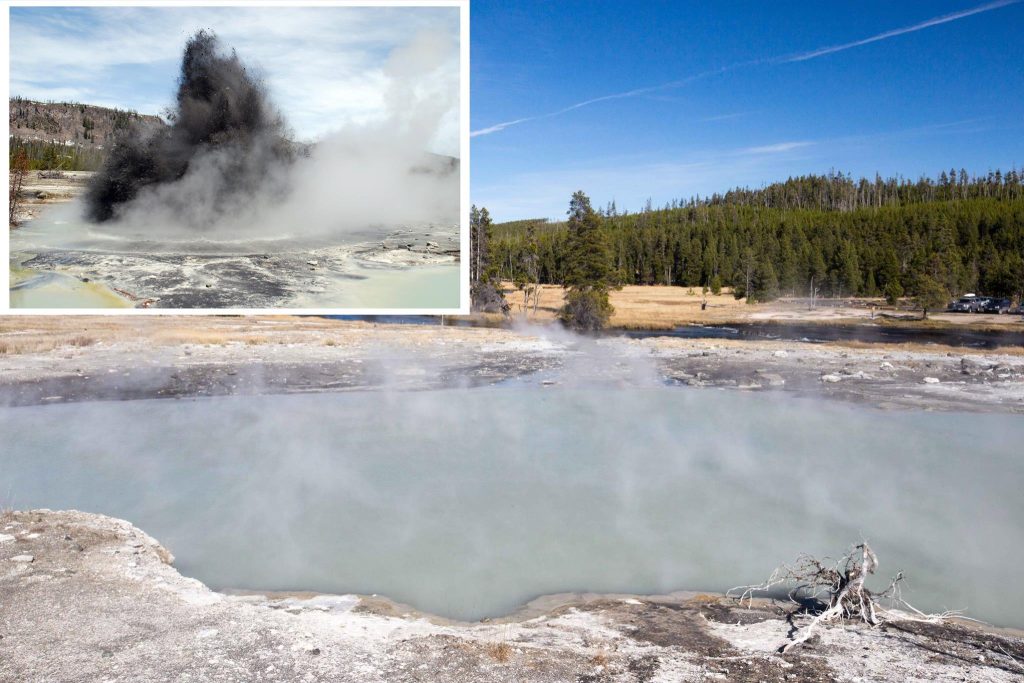 Small hydrothermal explosion – reported at Biscuit Basin in Yellowstone National Park