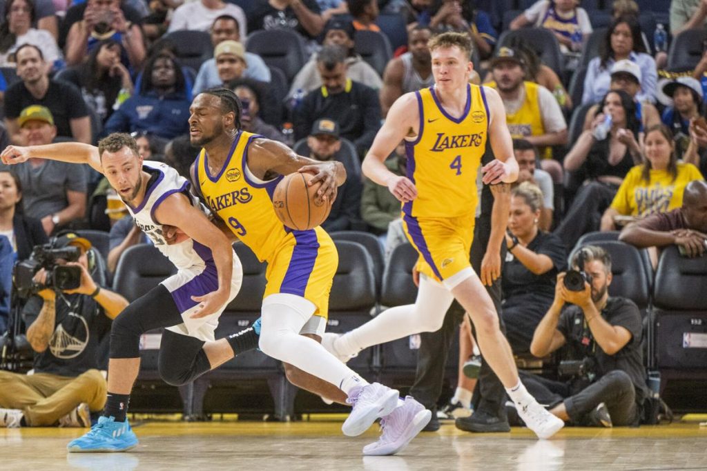 Bronny James has 4 points in summer league debut for Lakers